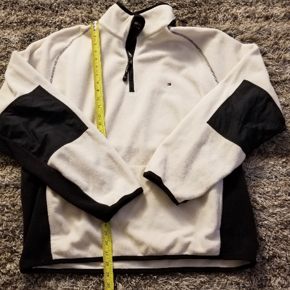 Tommy Hilfiger cold stop vintage fleece jacket coat sweatshirt